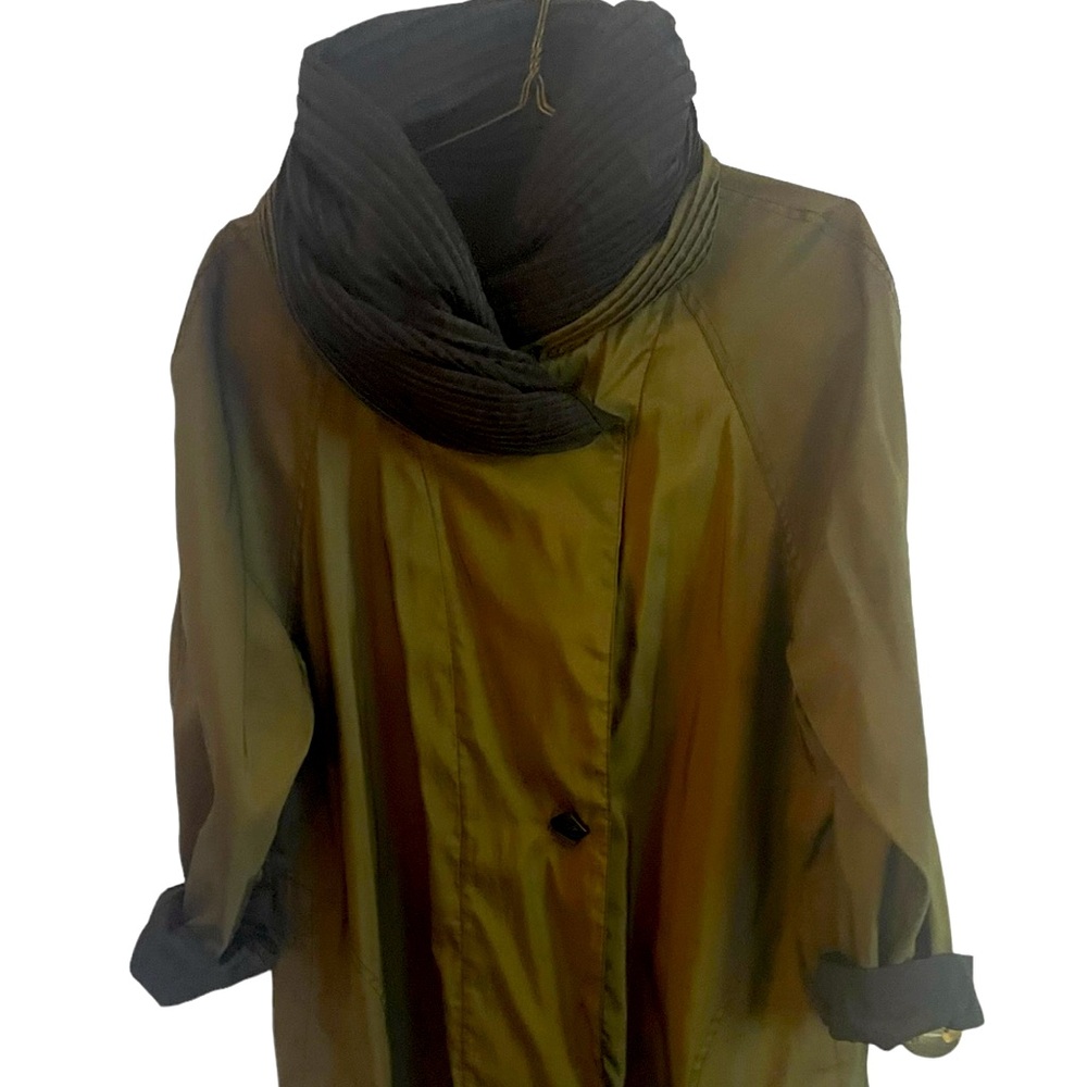 Rain or shine designer reversible coat